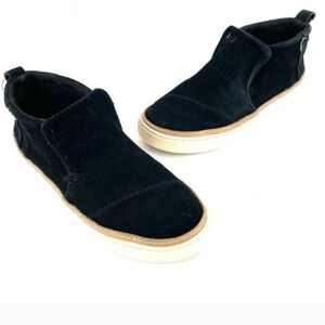 Toms Black Suede Paxton Slip-On Sneaker Shoes